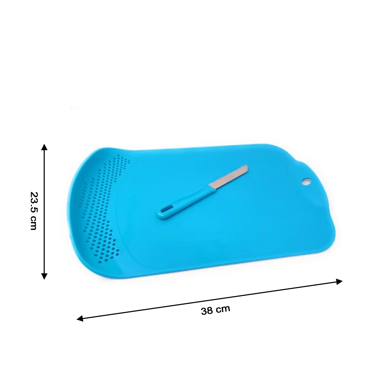 Chop Drain Vegetables Fruits Chopping Board Sleek Knife