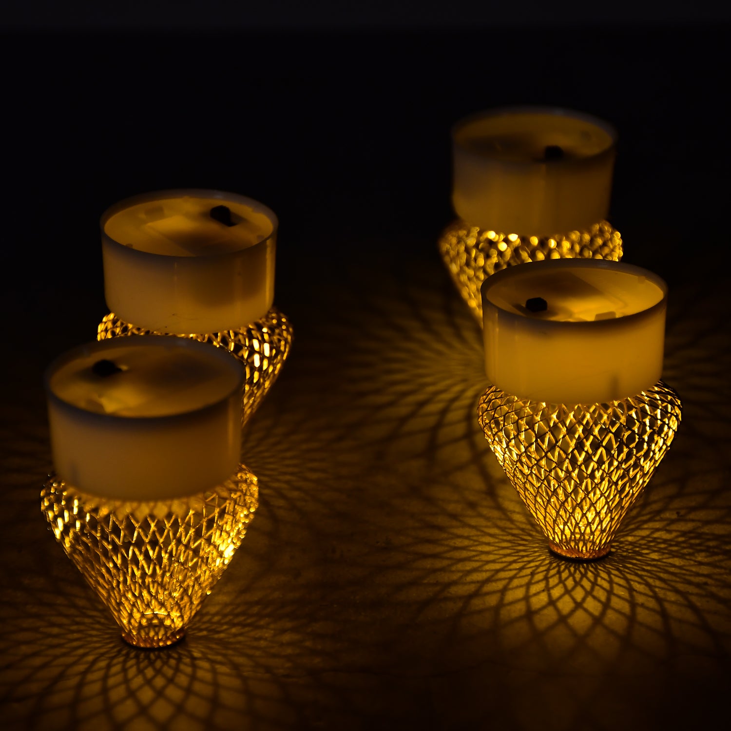 12pcs Flameless And Smokeless Decorative Candles Acrylic Led Tea Light Candle For Gifting House Light For Balcony Room Birthday Christmas Festival Events Decor Candles (12 Pieces)