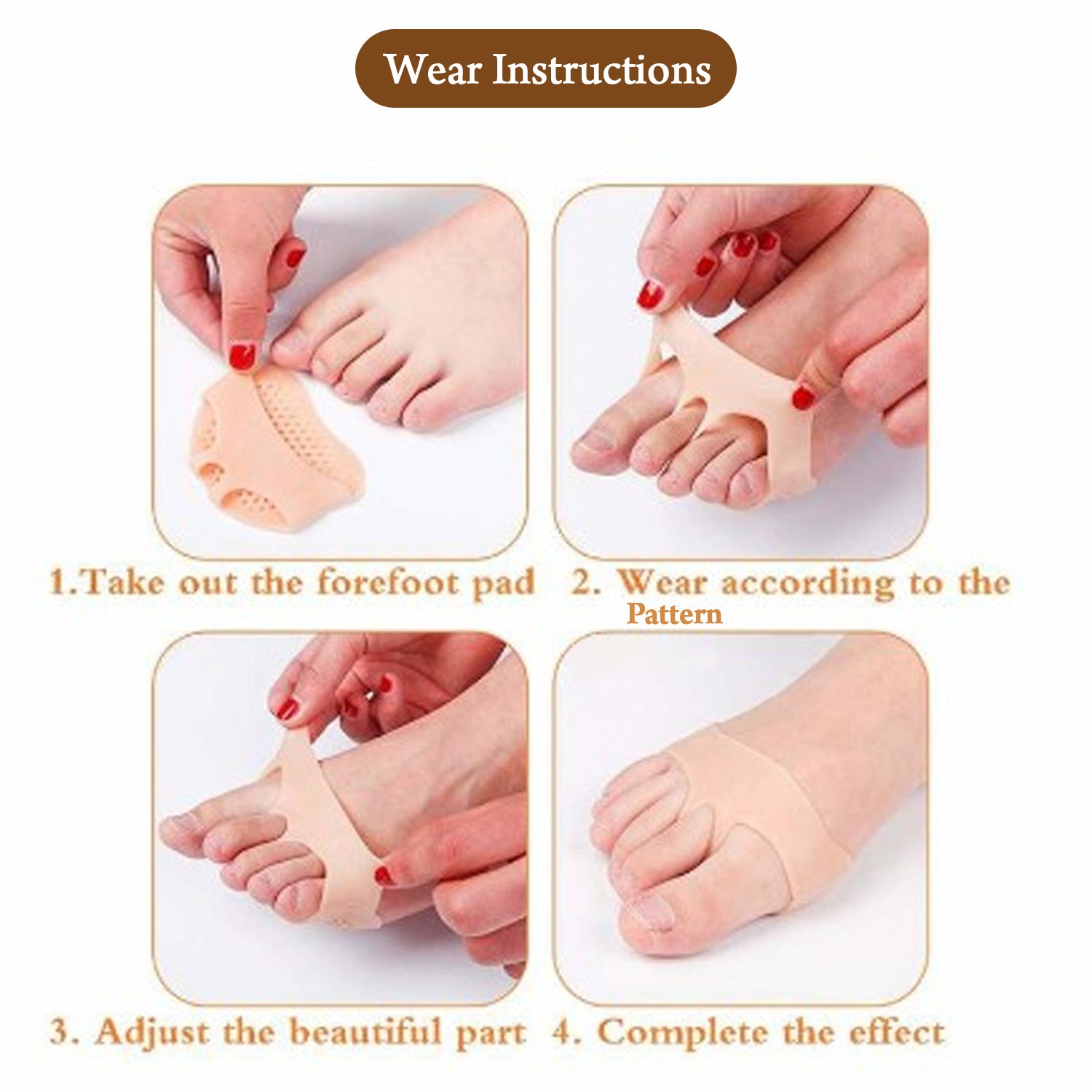 Silicone Tiptoe Protector And Cover Used In Protection Of Toe For Men And Women