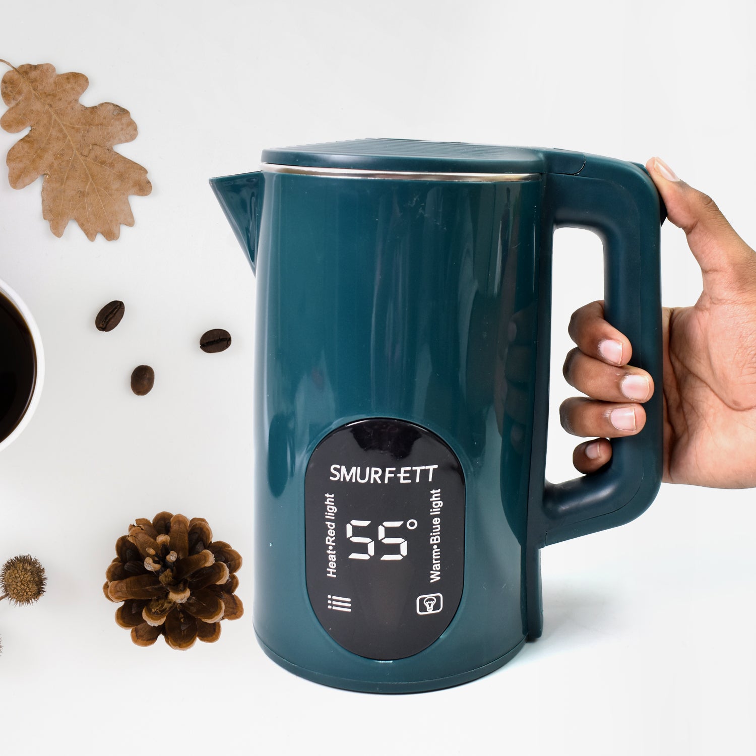 Temperature Display Electric Kettle 55 Degrees Constant Temperature Electric Kettle (1500w 2.5 Ltr. 1 Pc)