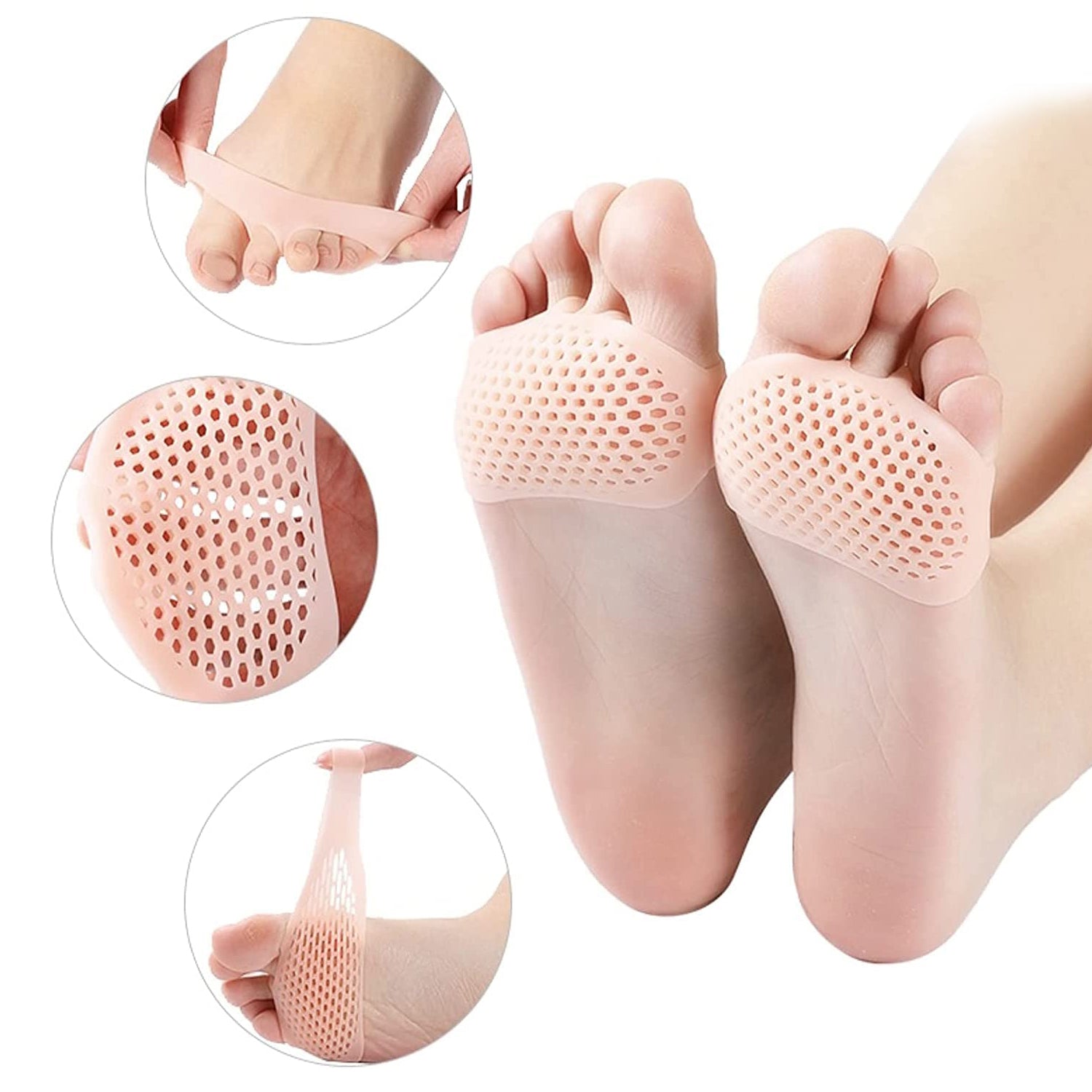 Silicone Tiptoe Protector And Cover Used In Protection Of Toe For Men And Women
