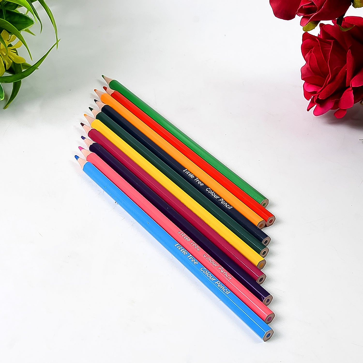 Art Drawing Wooden Pencils Color (12 Pcs Set)
