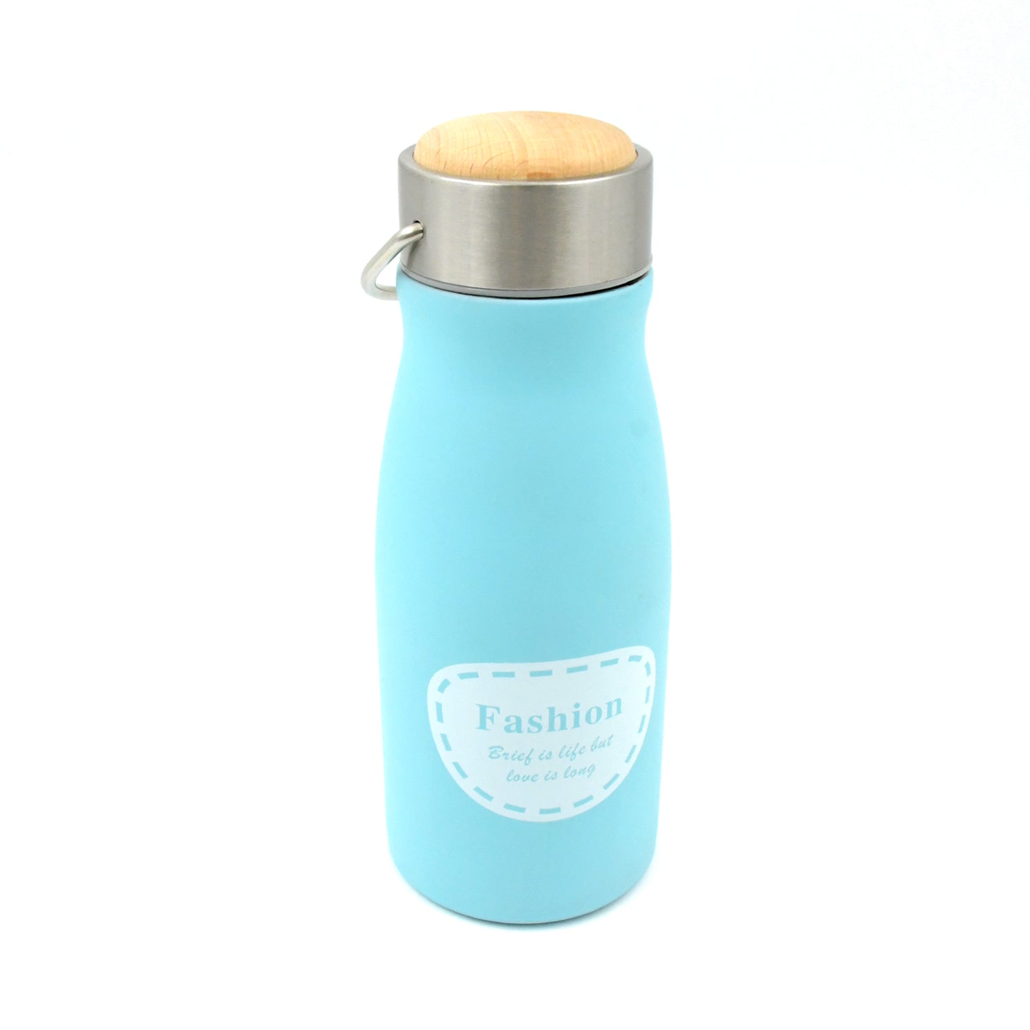 Stainless Steel Water Bottle With Handle Fridge Water Bottle Stainless Steel Water Bottle Leak Proof Rust Proof Hot Cold Drinks Gym Sipper Bpa Free Food Grade Quality Steel Fridge Bottle For Officegymschool (360 Ml)