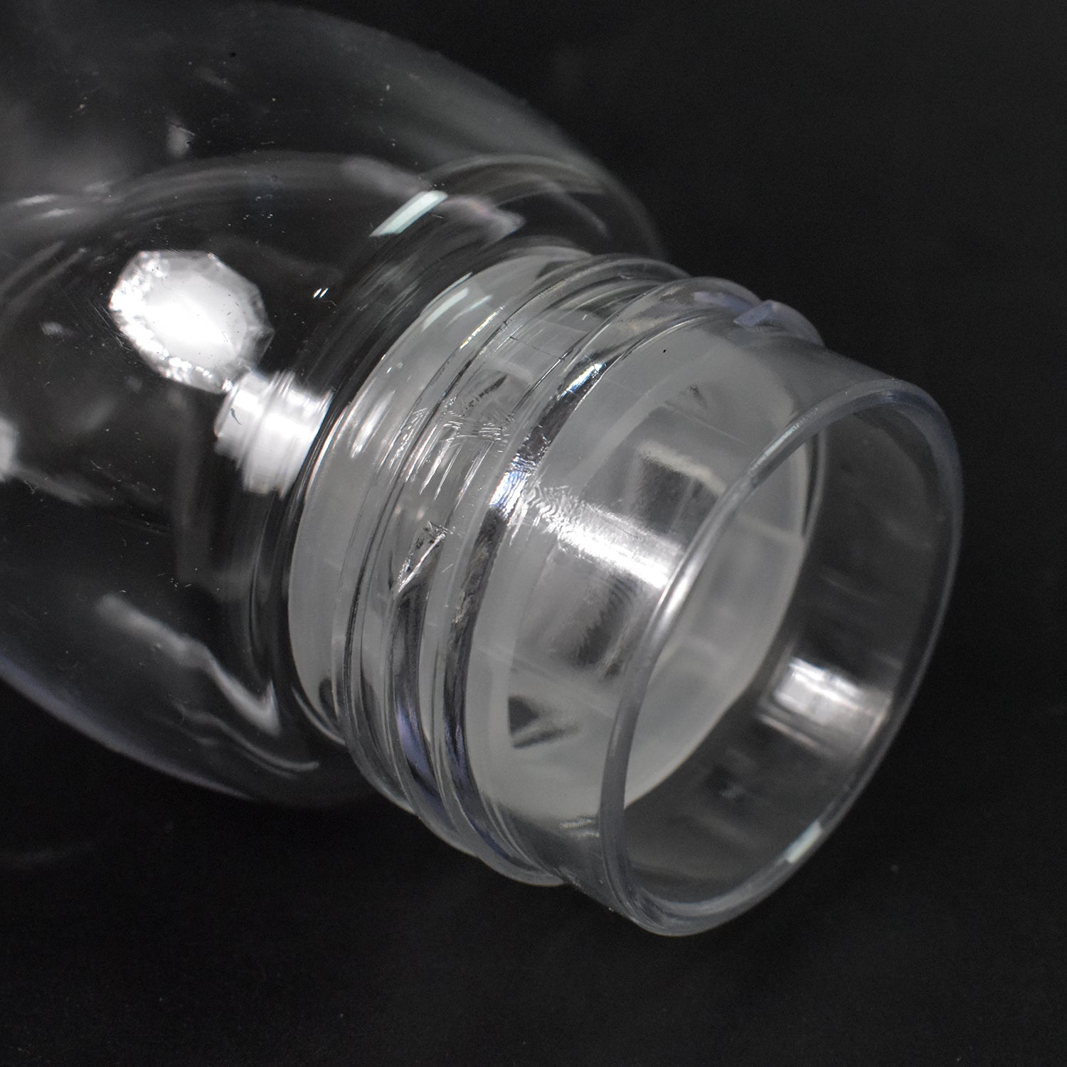 Transparent Travel Portable Water Bottle With Carry Straps (280 Ml 1 Pc)
