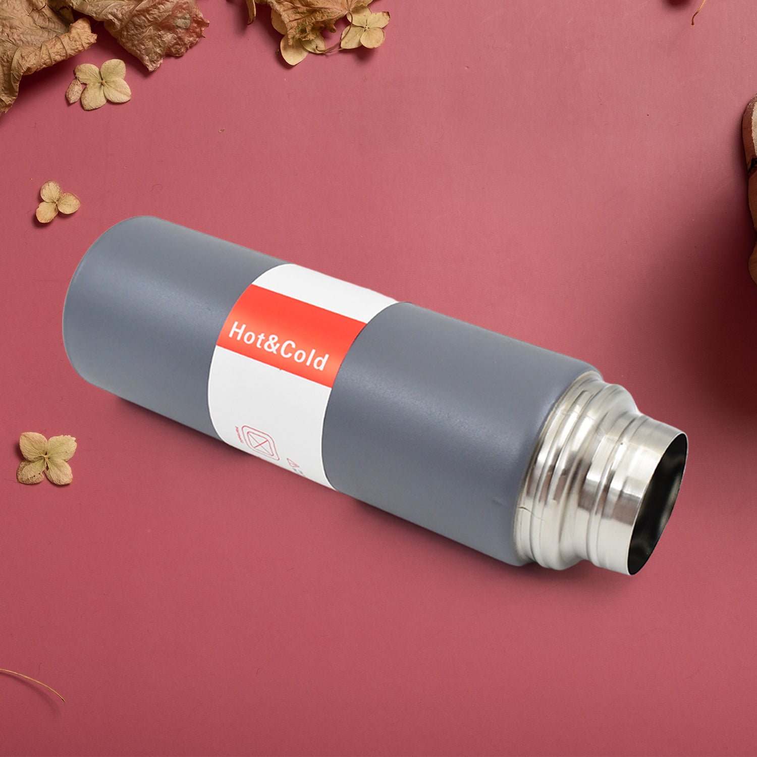 Stainless Steel Vacuum Insulated Water Bottle With Coffee Tea Mug (500 Ml)