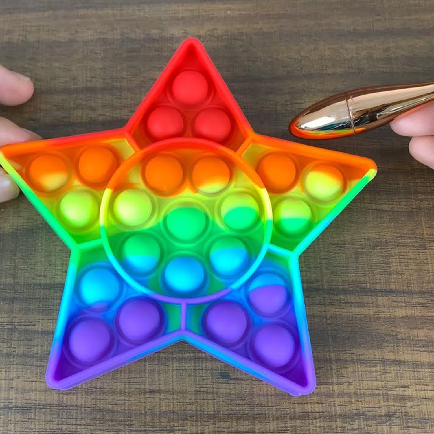 Star Fidget Toy And Fidget Tool Used For Playing Purposes And All Especially For Kids.