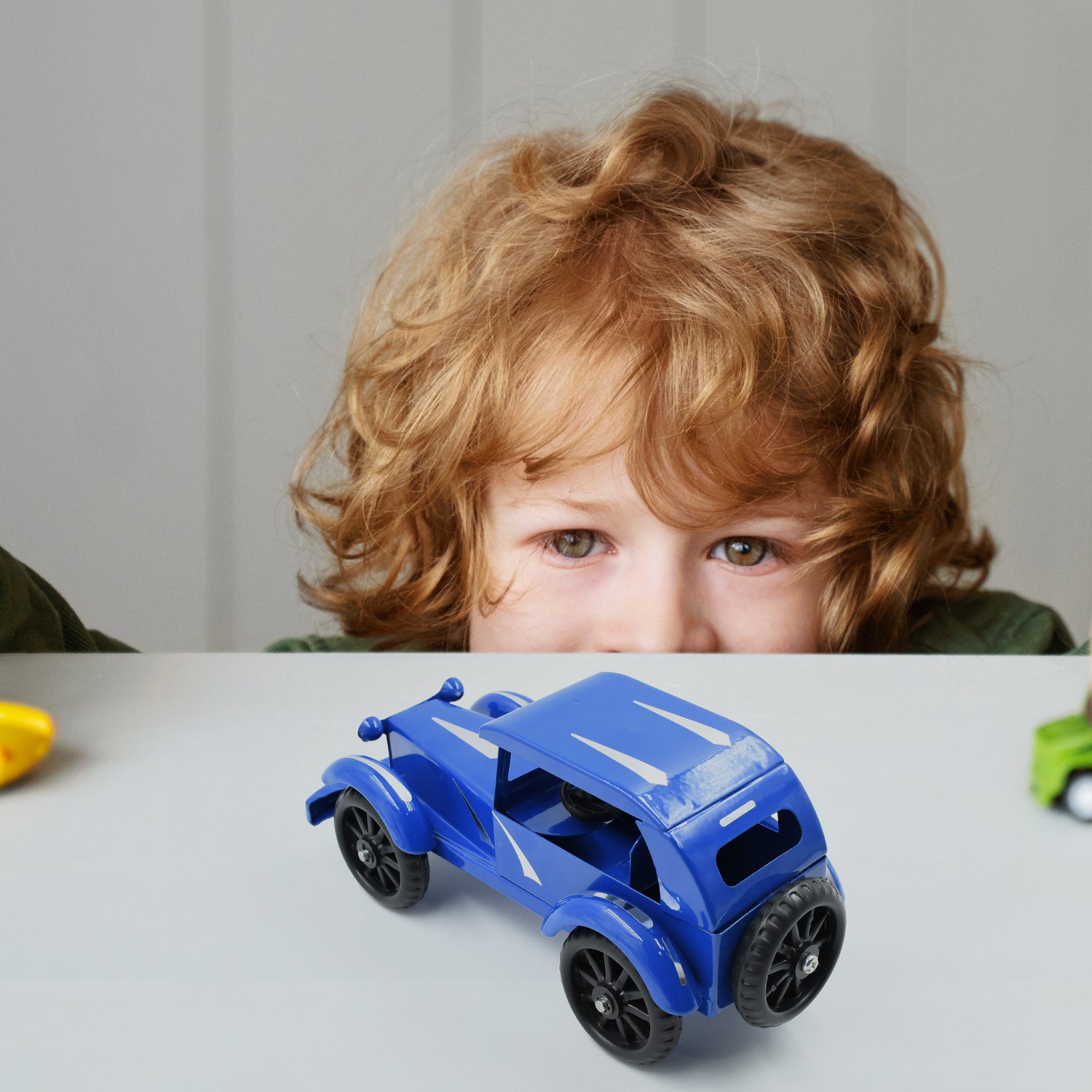 Vintage Metal Car 10 Inch Big Unbreakable Full Metal Body Car Vintage Car Toy Model Alloy Model Retro Car Model Toy Vehicle Classic Car Metal Vintage Car