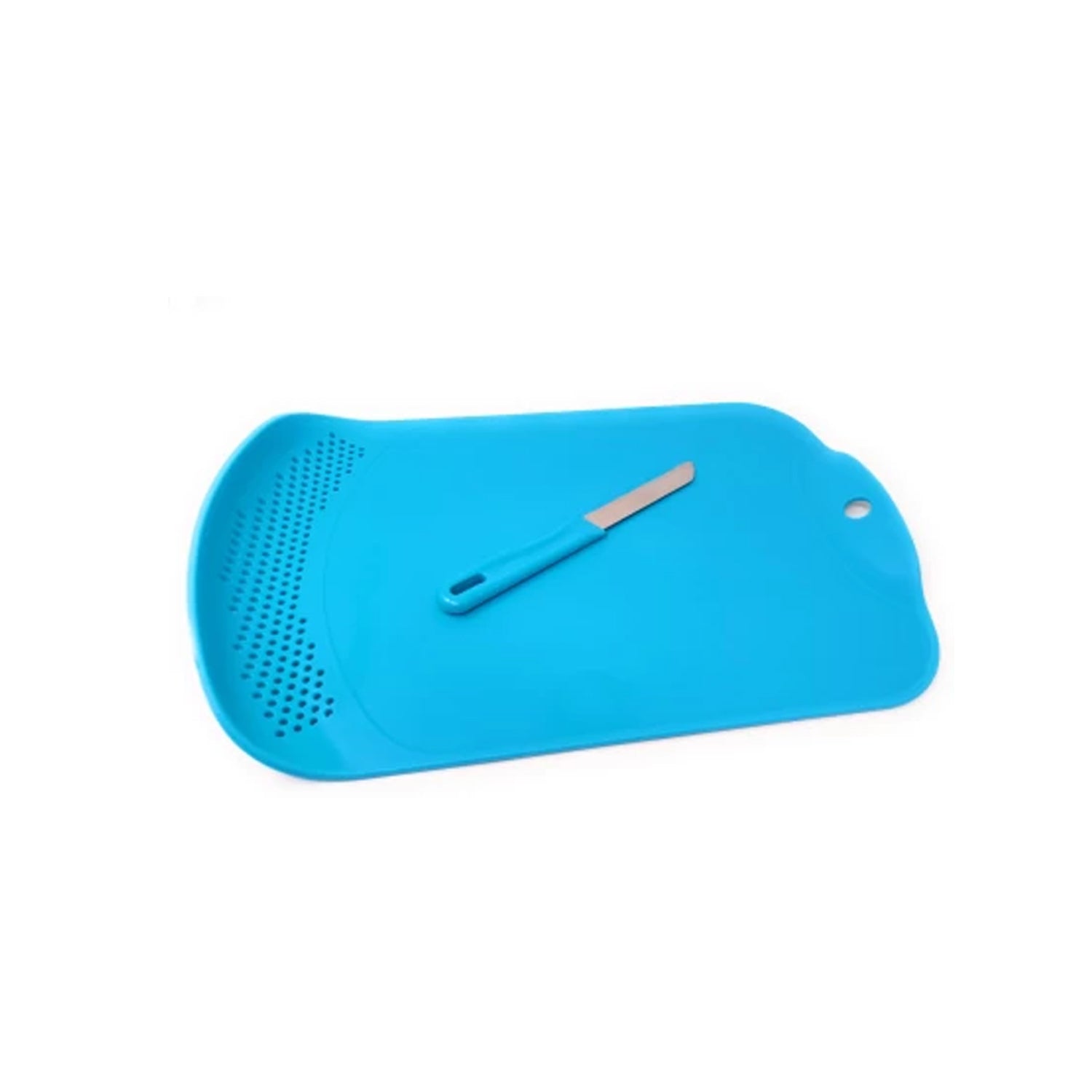 Chop Drain Vegetables Fruits Chopping Board Sleek Knife