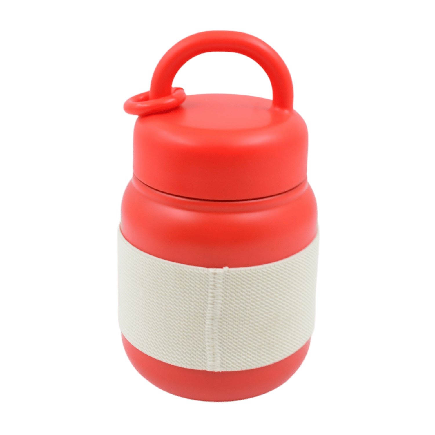 Stainless Steel Mug Bottle Vacuum Insulated Cup With Handle Rubber Grip (550 Ml)