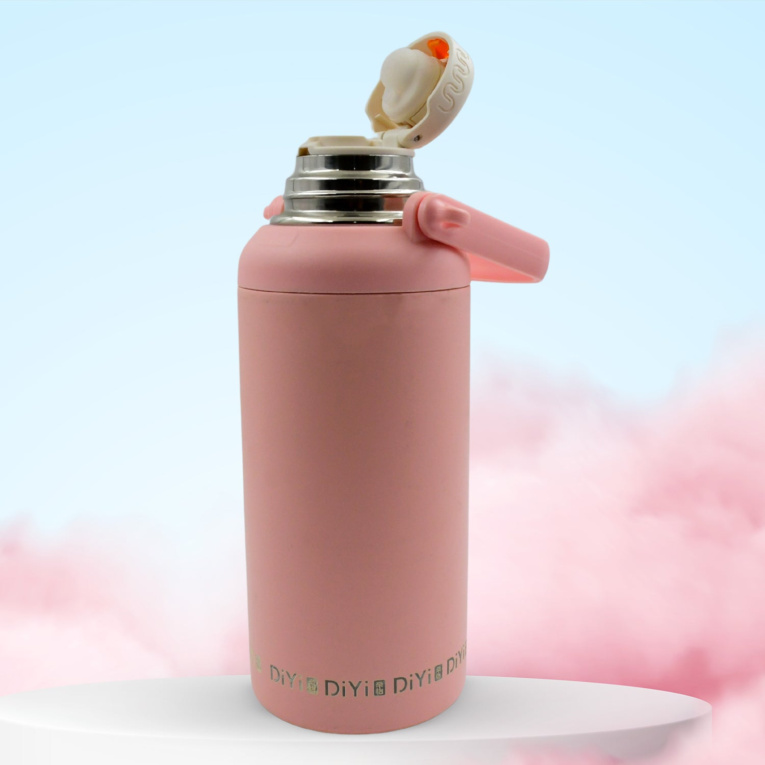 Stainless Steel Tumblers 316 Stainless Steel Vacuum Insulated Cup Bottle Portable Travel Kettle Water Bottle With Handle Outdoor Large Capacity Sports Kettle Cups Bottle (1300 Ml)