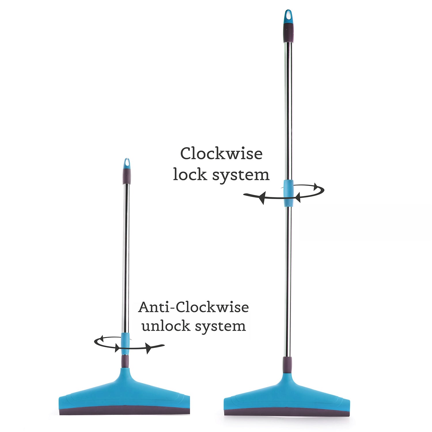 Adjustable Bathroomfloor Stainless Steel Rod Wiper