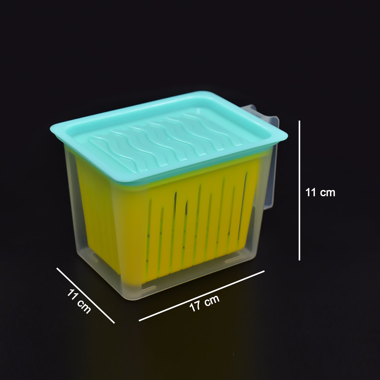 Fridge Storage Containers With Handle Plastic Storage Container For Kitchen(4 Pcs Set)