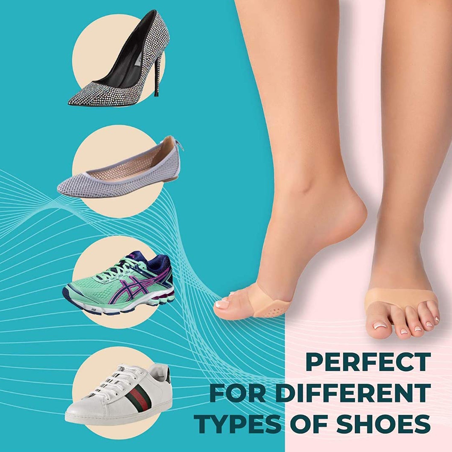 Silicone Tiptoe Protector And Cover Used In Protection Of Toe For Men And Women