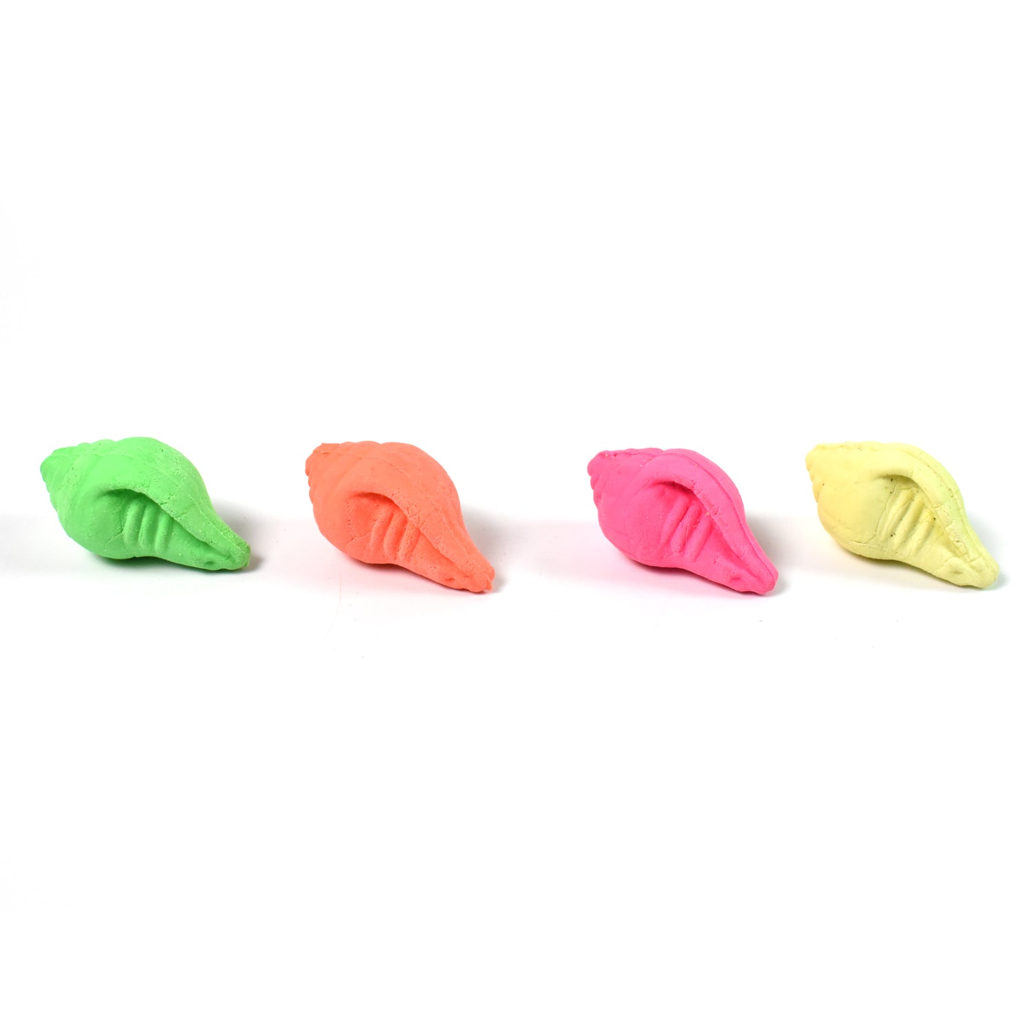 Shankh Shape Eraser Rubber (1 Pc Mix Colour Design)