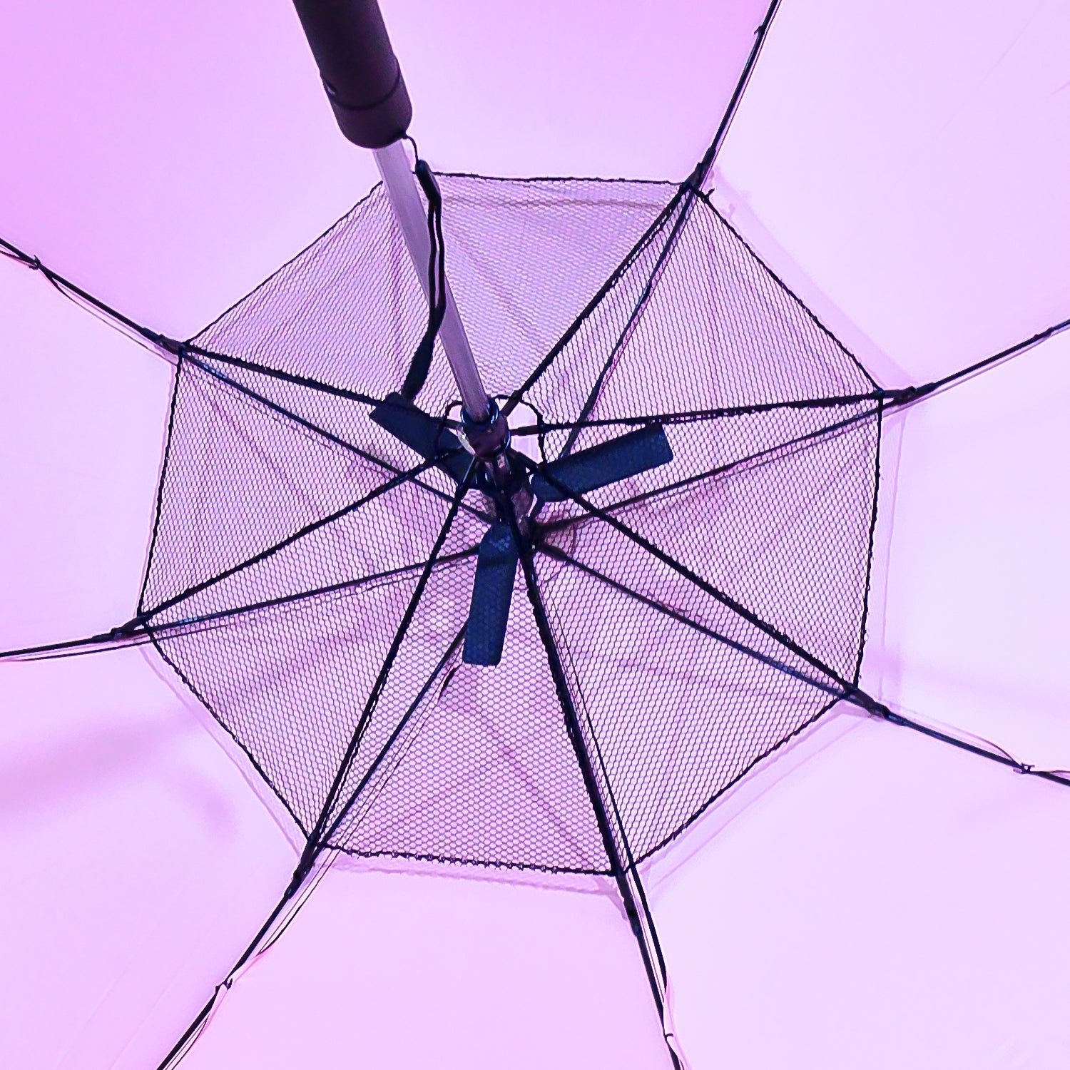 Sun Umbrella With Inside Fan Power Bank Umbrellas For Summer (1 Pc)