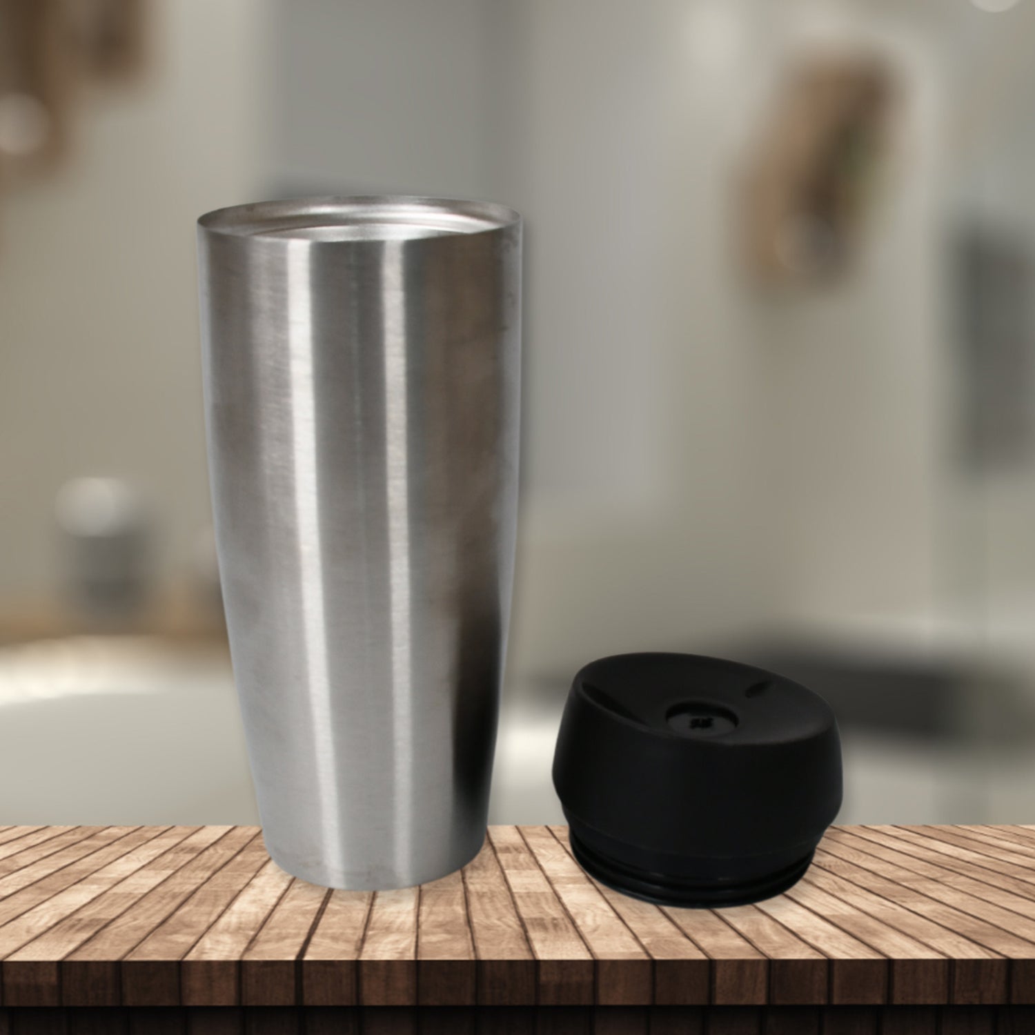 Stainless Steel Vacuum Insulated Coffee Cups Double Walled Travel Mug Car Coffee Mug With Leak Proof Lid Reusable Thermal Cup For Hot Cold Drinks Coffee Tea (850ml Approx)