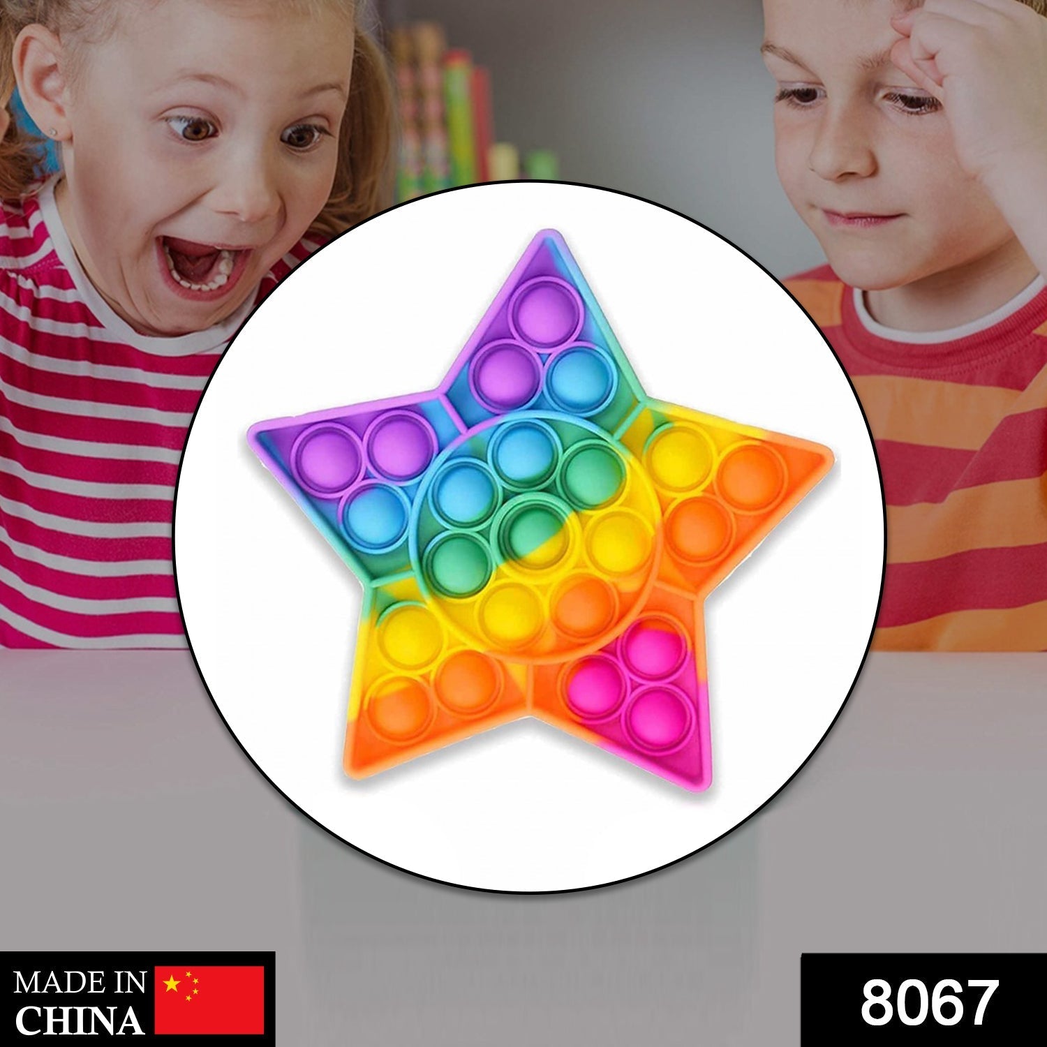 Star Fidget Toy And Fidget Tool Used For Playing Purposes And All Especially For Kids.