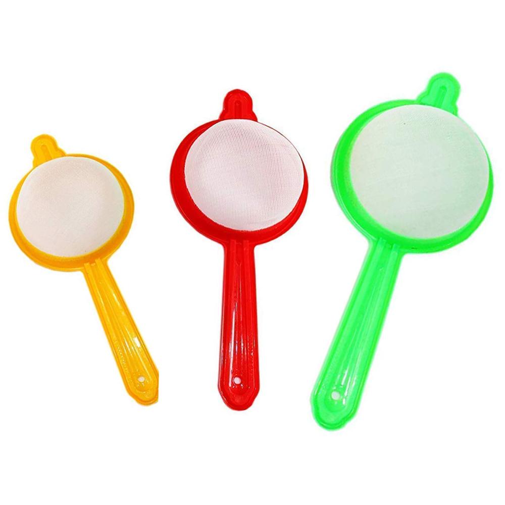 Plastic Multipurpose Tea And Coffee Strainer (Pack Of 3)