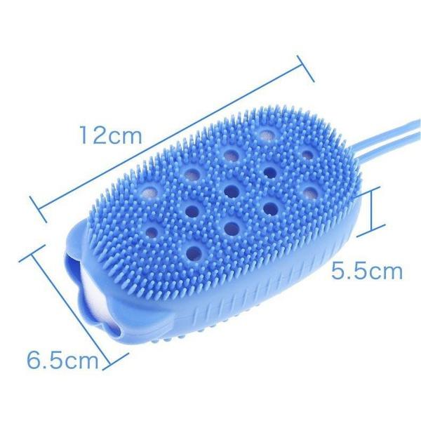 Silicone Bubble Bath Spa Super Soft Body Scrubbing Brush
