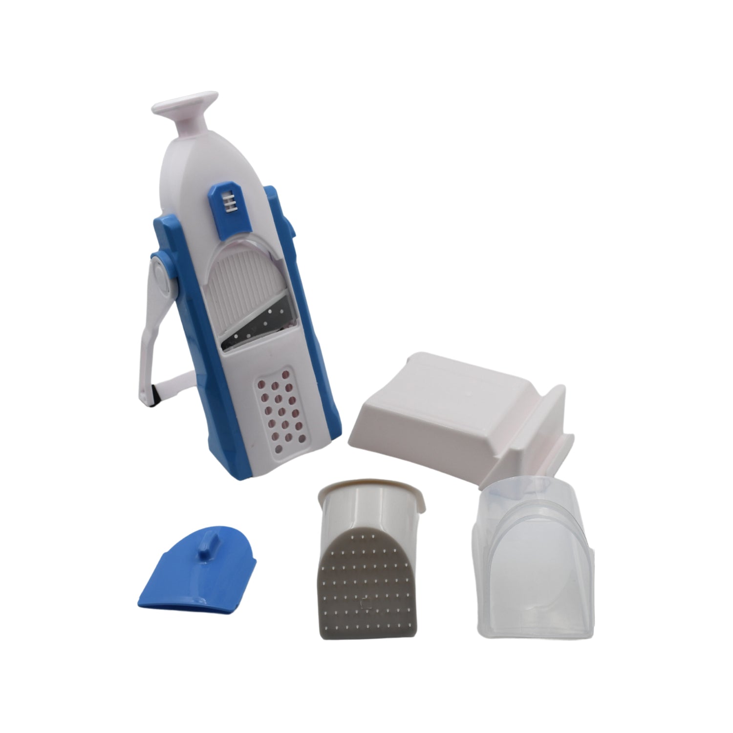 Multi-function Time Saving Vegetable Slicer Cutter + Julienne 5-in-1 Food Vegetable Potato Chopper Garlic Grinder