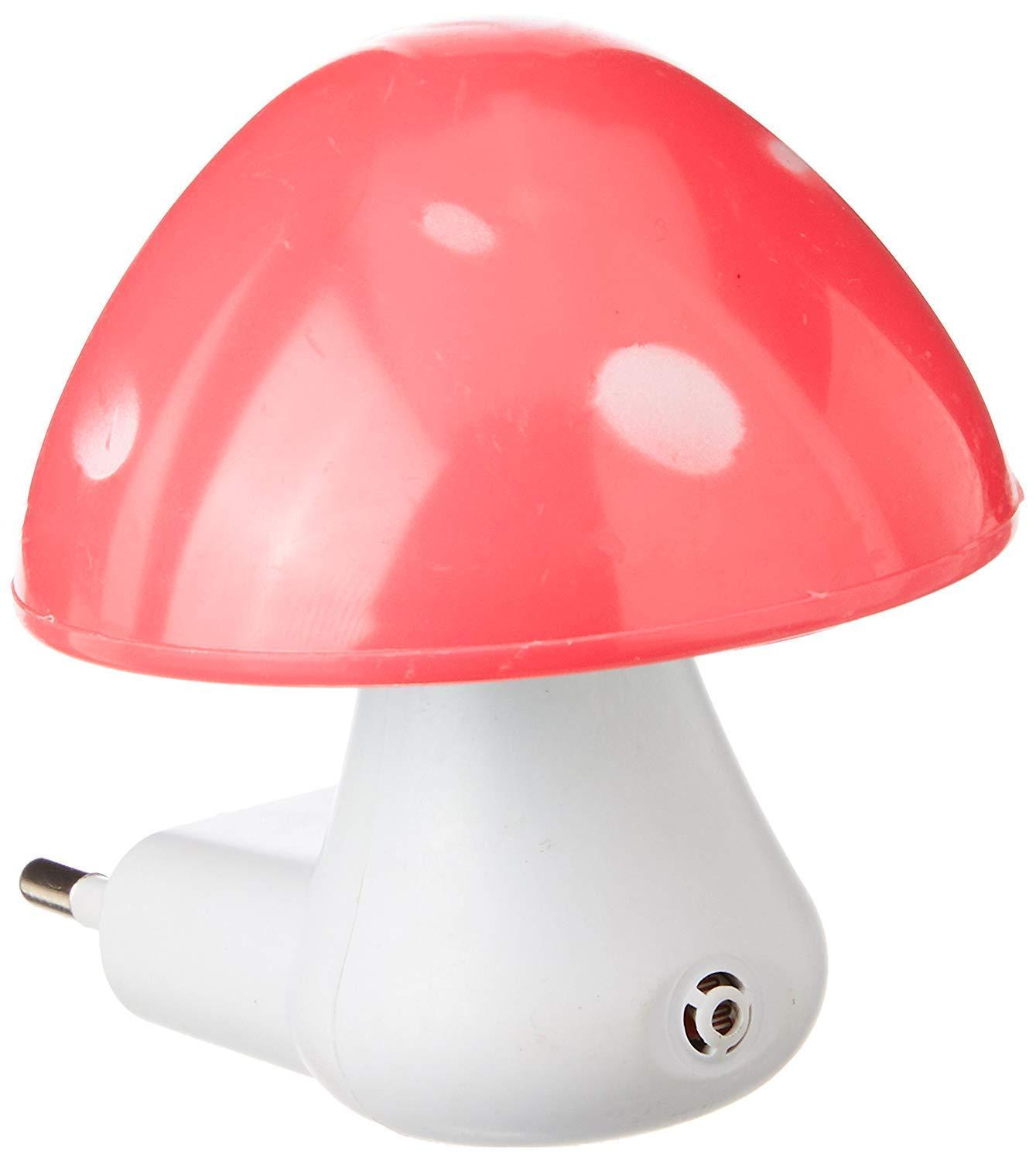 Automatic Night Sensor Mushroom Lamp (0.2 Watt Multicolour)