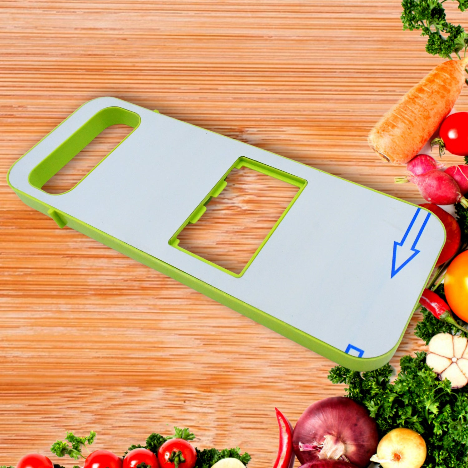 Slicer For Kitchen 5 In 1 Foldable Vegetable Slicer Blade Potato Cutter Veggie Slicer Onion Slicer Julienne Grater With Protective Guards Stainless Steel Blade