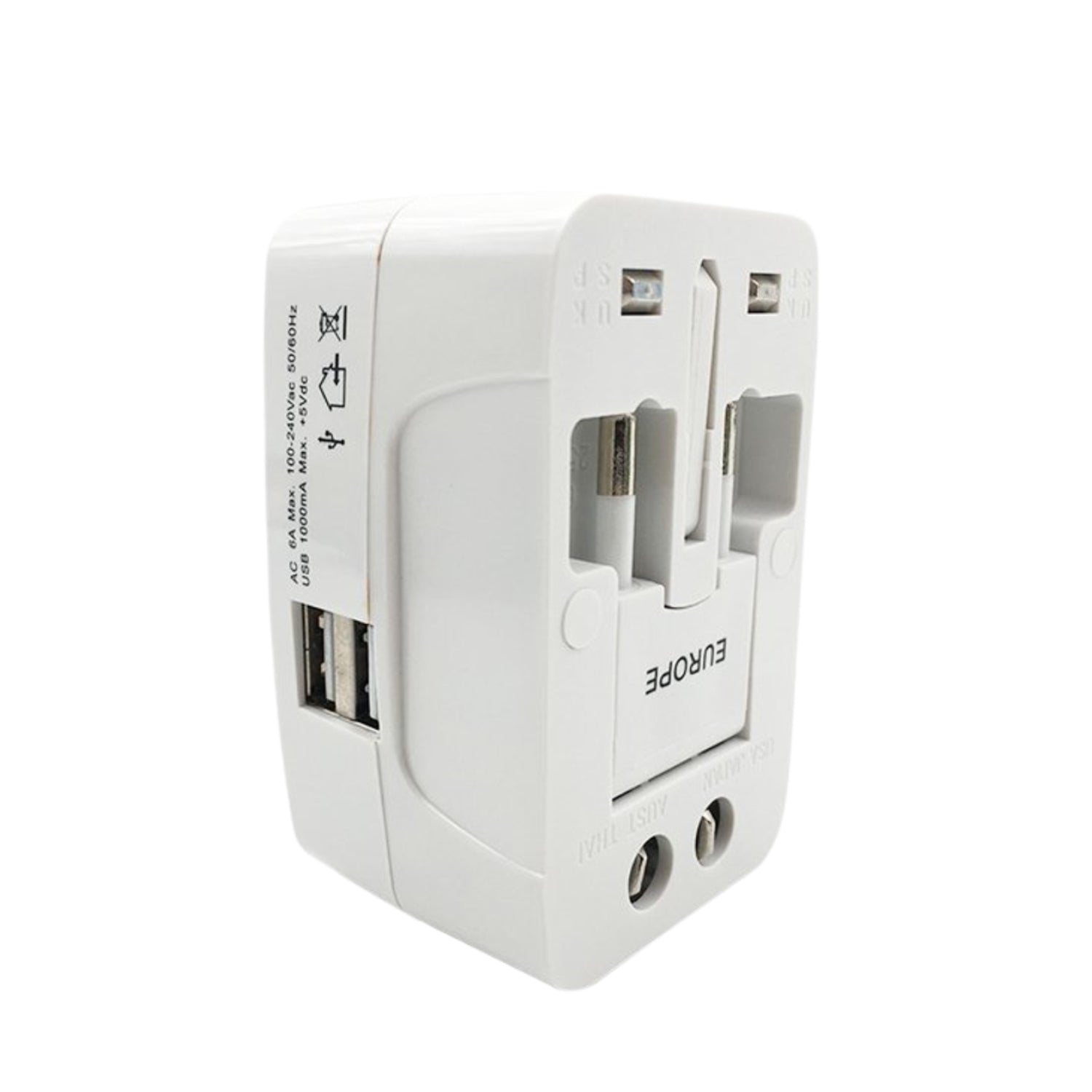 All-in-one Universal Worldwide Travelling Ac Adaptor Plug (Au  Uk  Us  Eu) International Power Charger Electric Usb Power Plug Socket Adapter Converter (1 Pc)