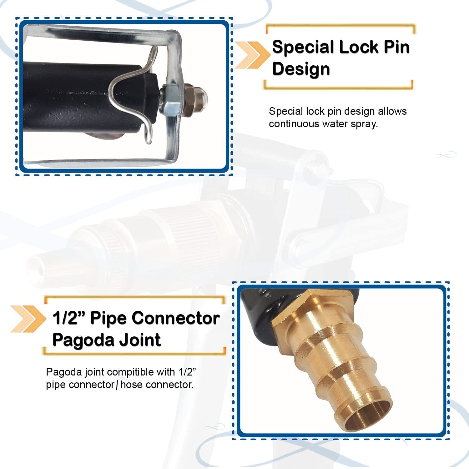 Water Spray Gun Trigger High Pressure Water Spray Gun For Car,bike,plants