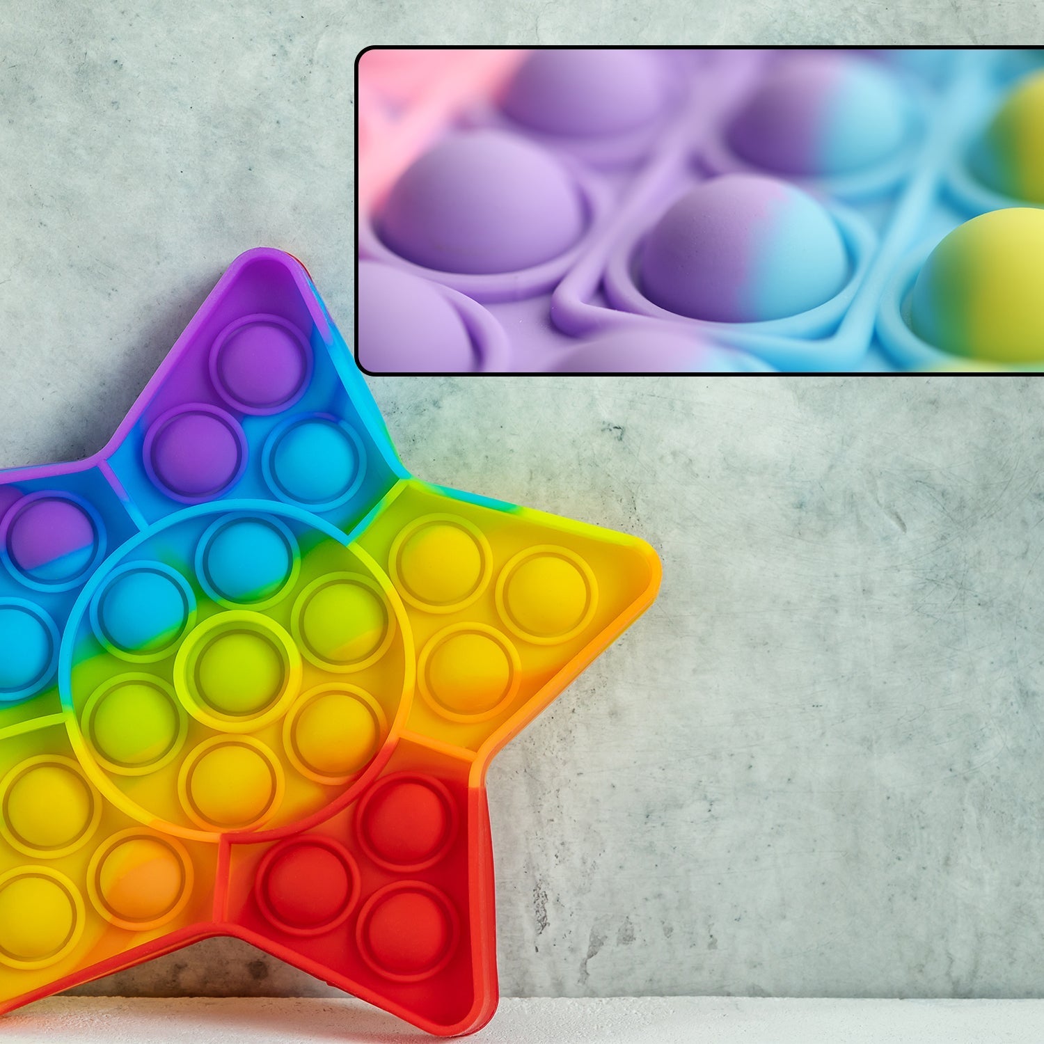 Star Fidget Toy And Fidget Tool Used For Playing Purposes And All Especially For Kids.