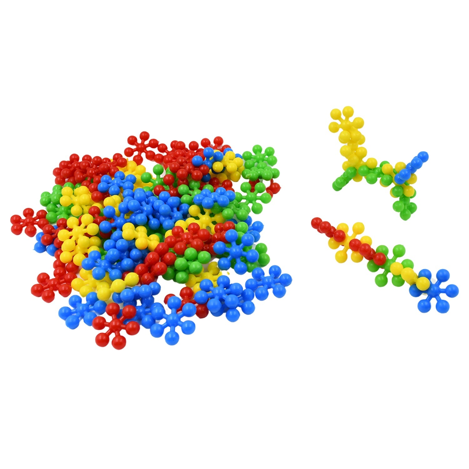 Star Shaped Star Block Interlocking Blocks Colorful Star Building Blocks (100 Pcs Set)