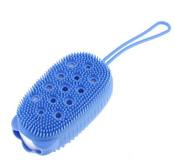 Silicone Bubble Bath Spa Super Soft Body Scrubbing Brush