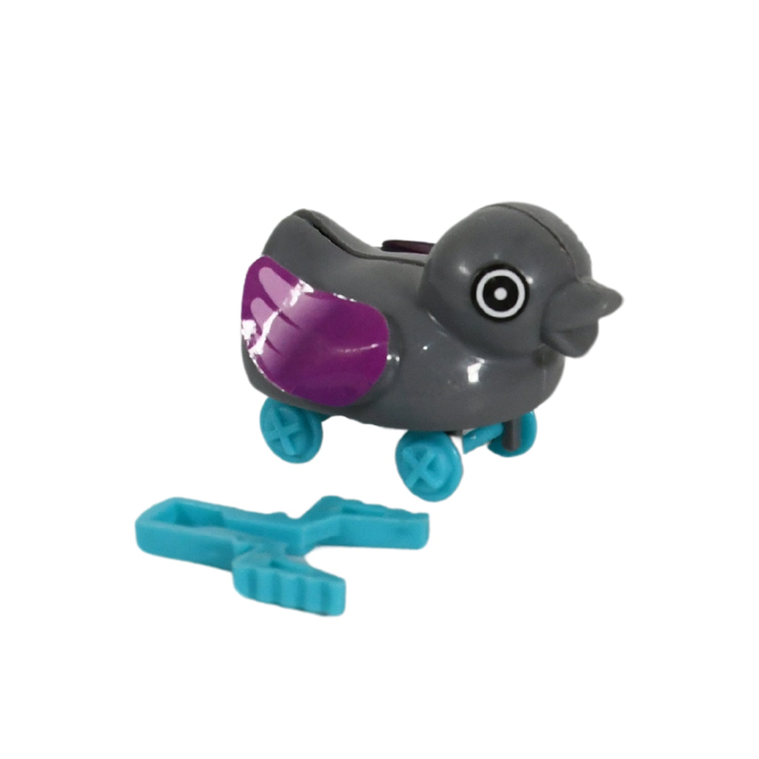 Small Push Back Duck Toy Ejectable Spring Tail Duck Small Diy Duck Toy