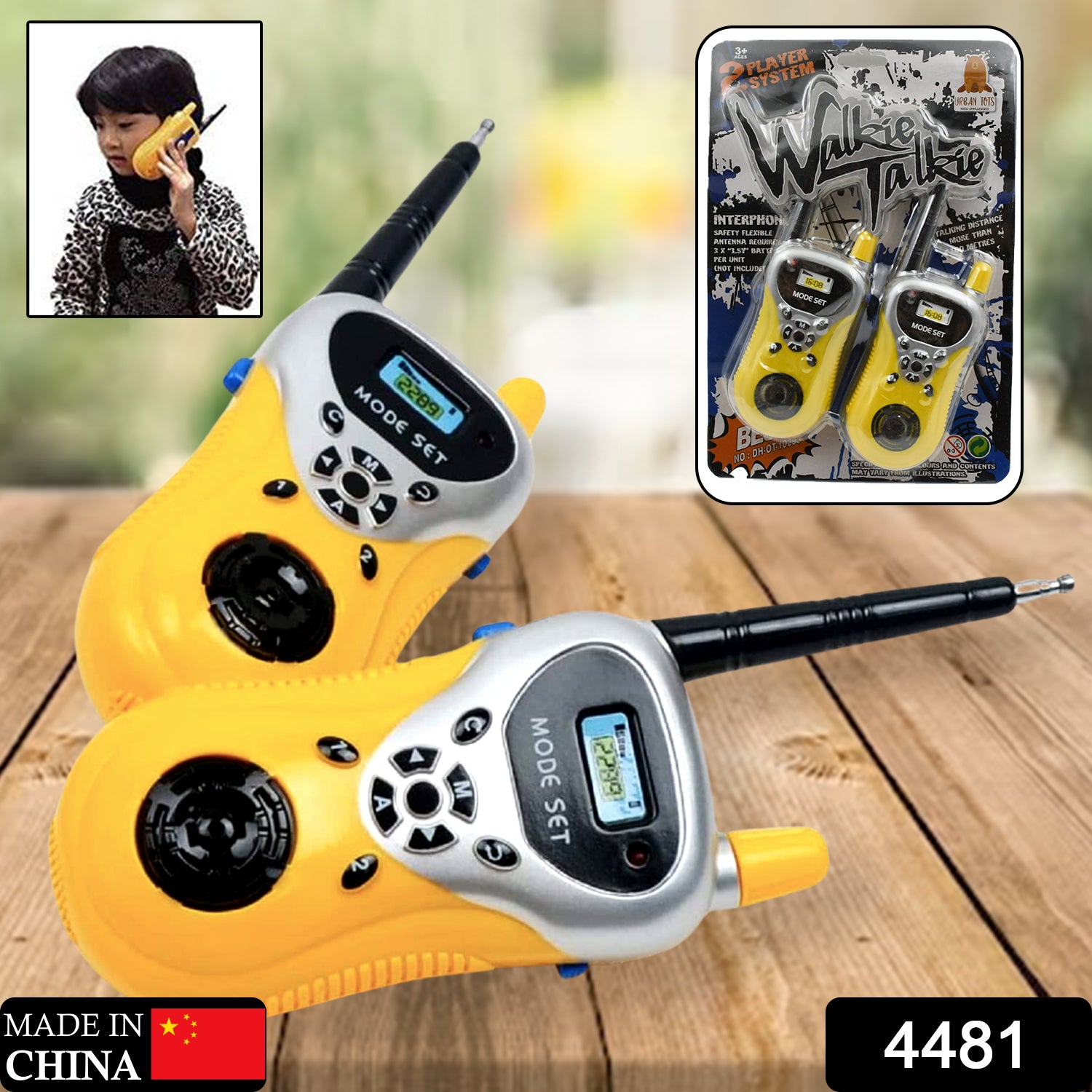 Walkie Talkie Toys For Kids 2 Way Radio Toy For 3-12 Year Old Boys Girls Up To 80 Meter Outdoor Range